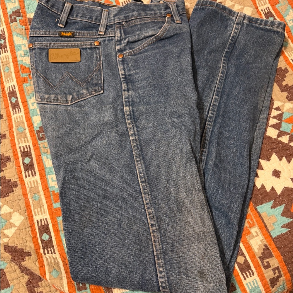 Wrangler Men's Denim Straight Jeans